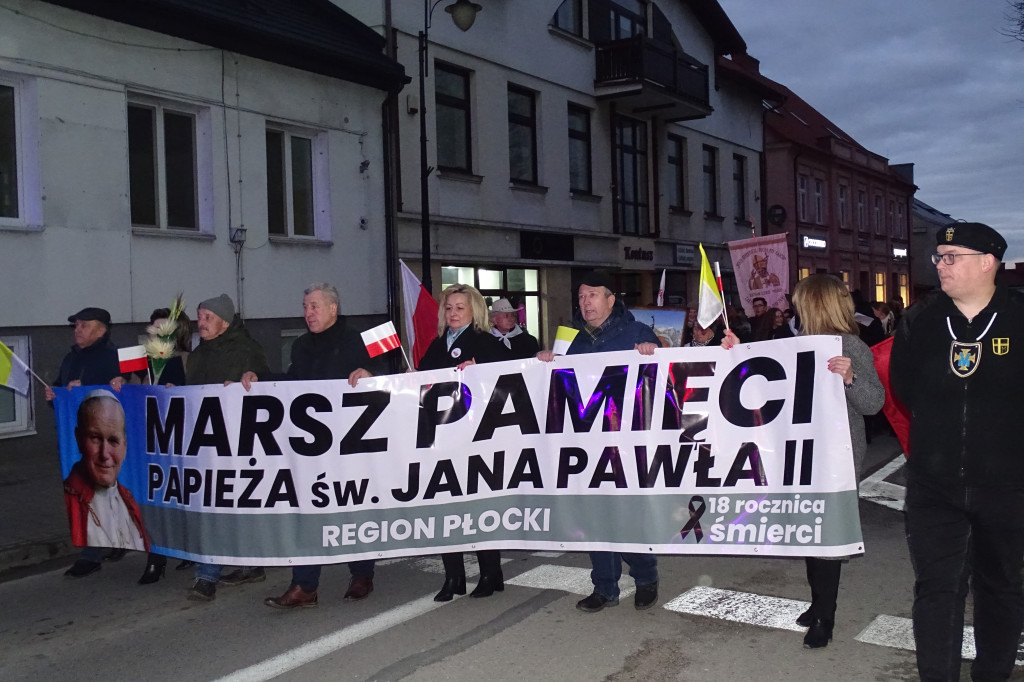 Marsz pamięci Jana Pawła II