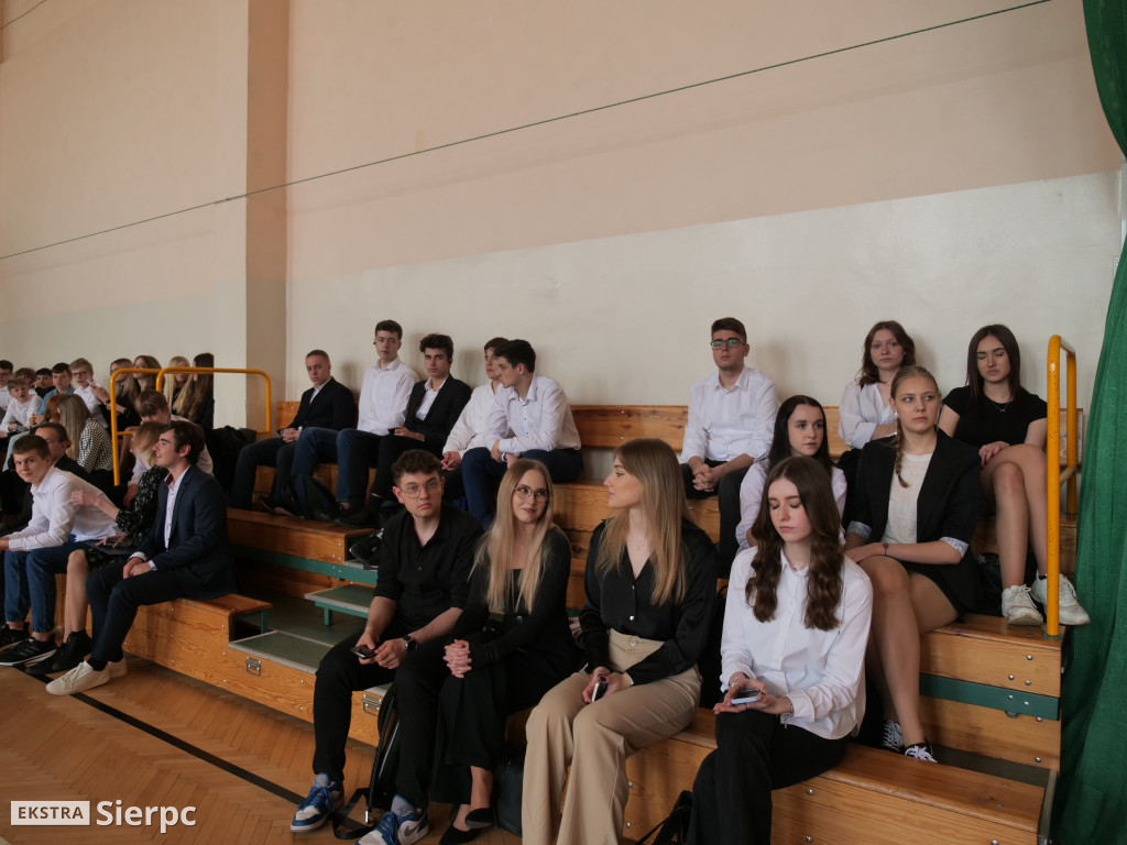 Zakończenie klas IV w LO w Sierpcu