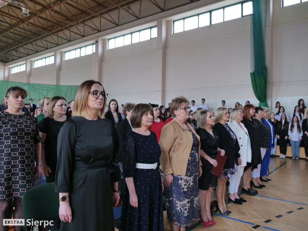 Zakończenie klas IV w LO w Sierpcu
