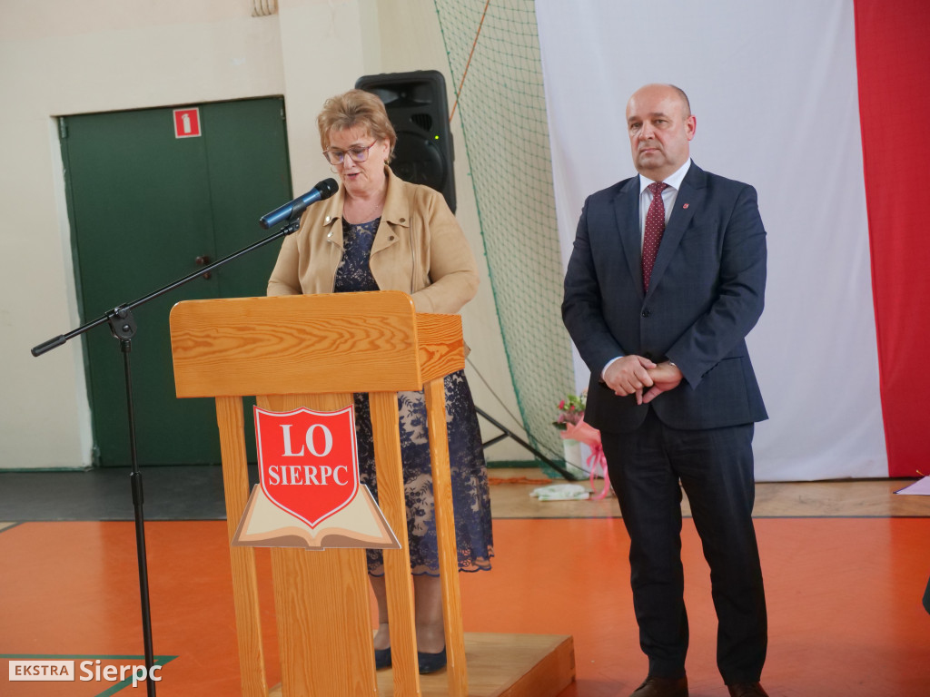 Zakończenie klas IV w LO w Sierpcu