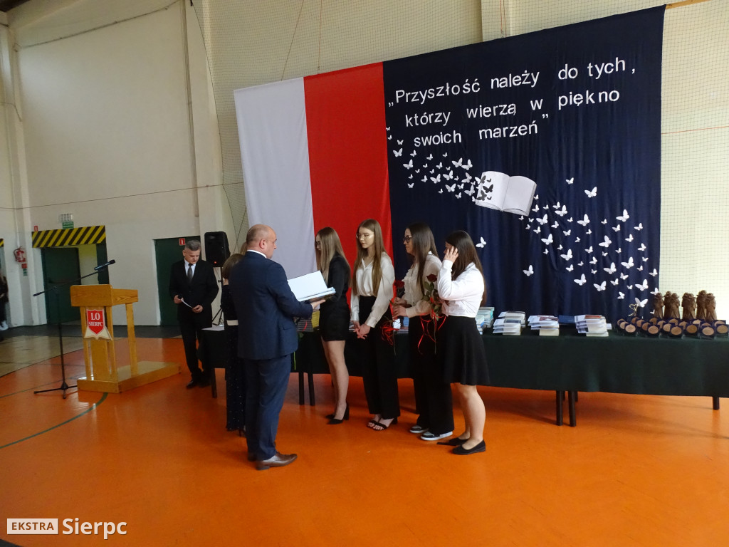 Zakończenie klas IV w LO w Sierpcu