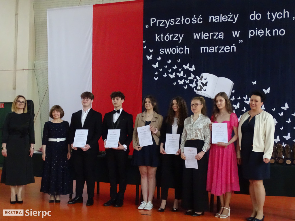 Zakończenie klas IV w LO w Sierpcu