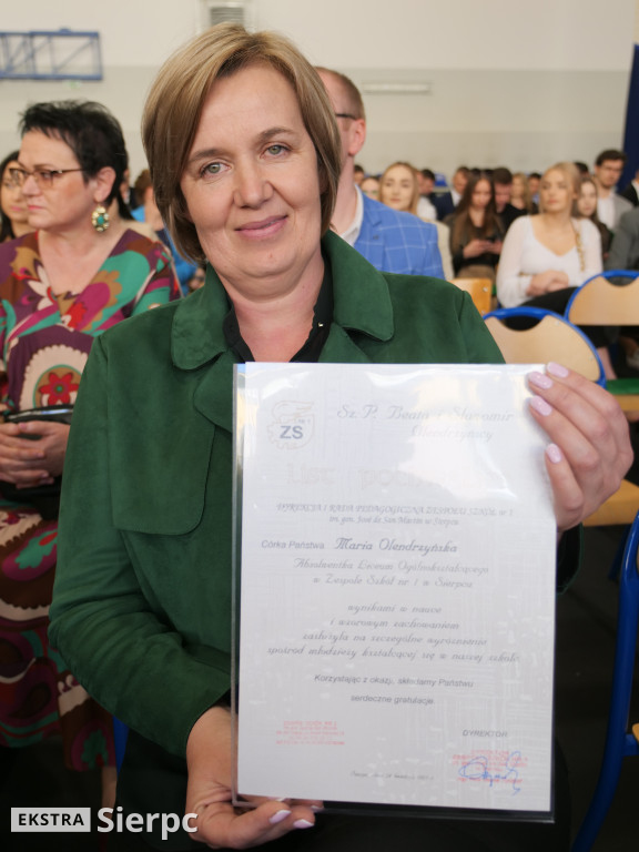 Zakończenie roku dla klas maturalnych w ZS nr 1