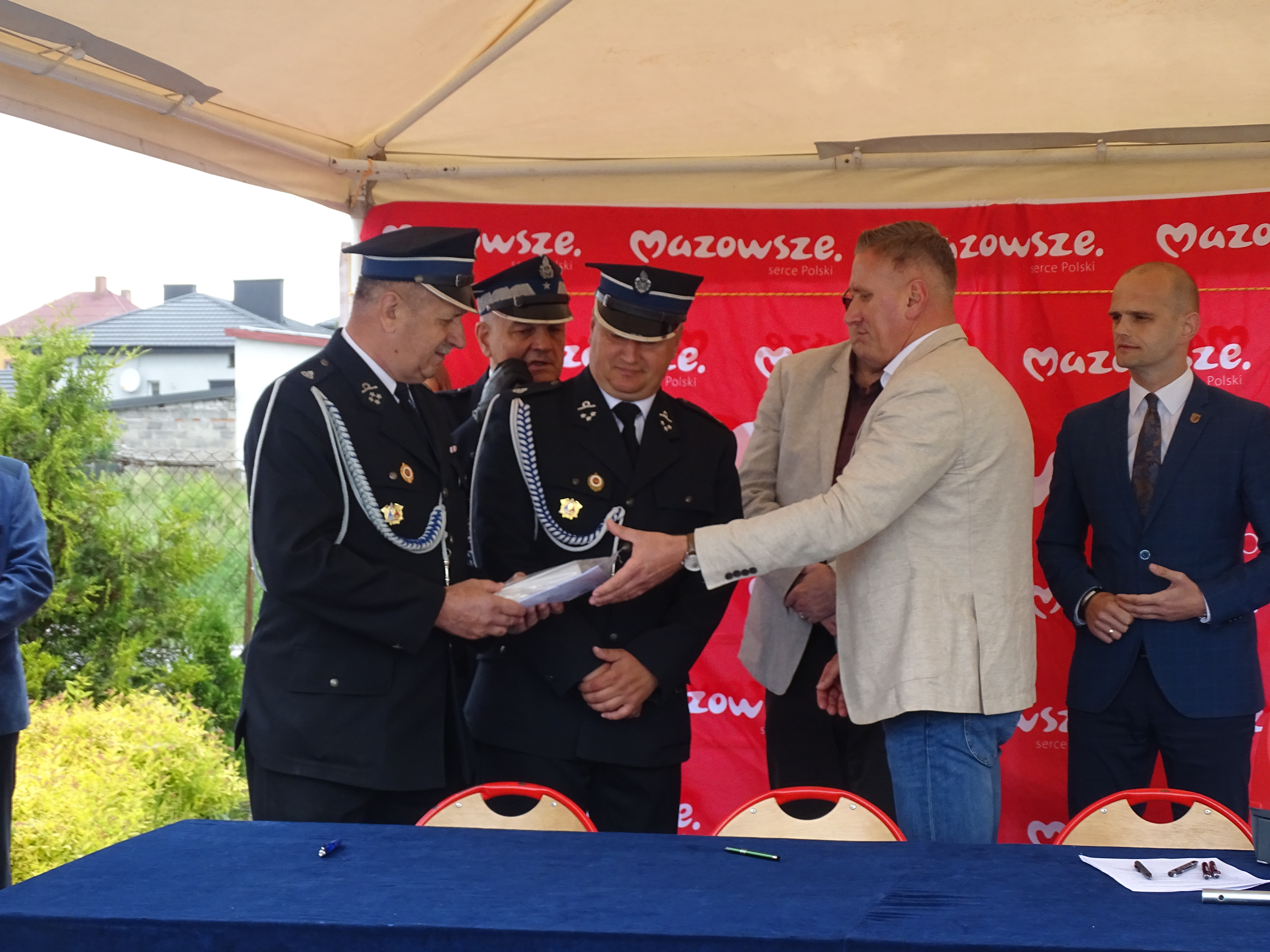 Przekazanie sprzętu dla OSP z gminy Mochowo