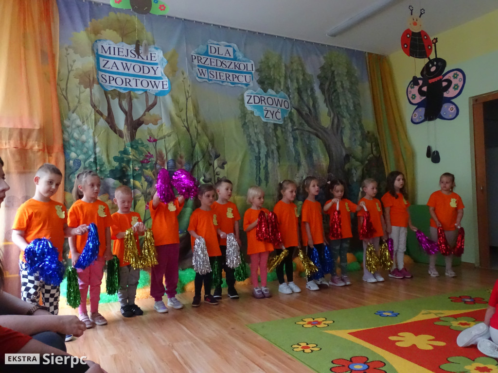 Sportowe zawody przedszkoli