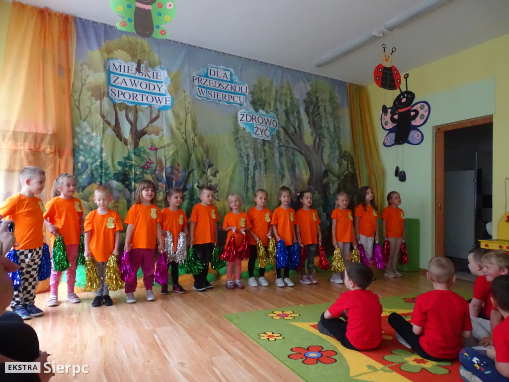 Sportowe zawody przedszkoli