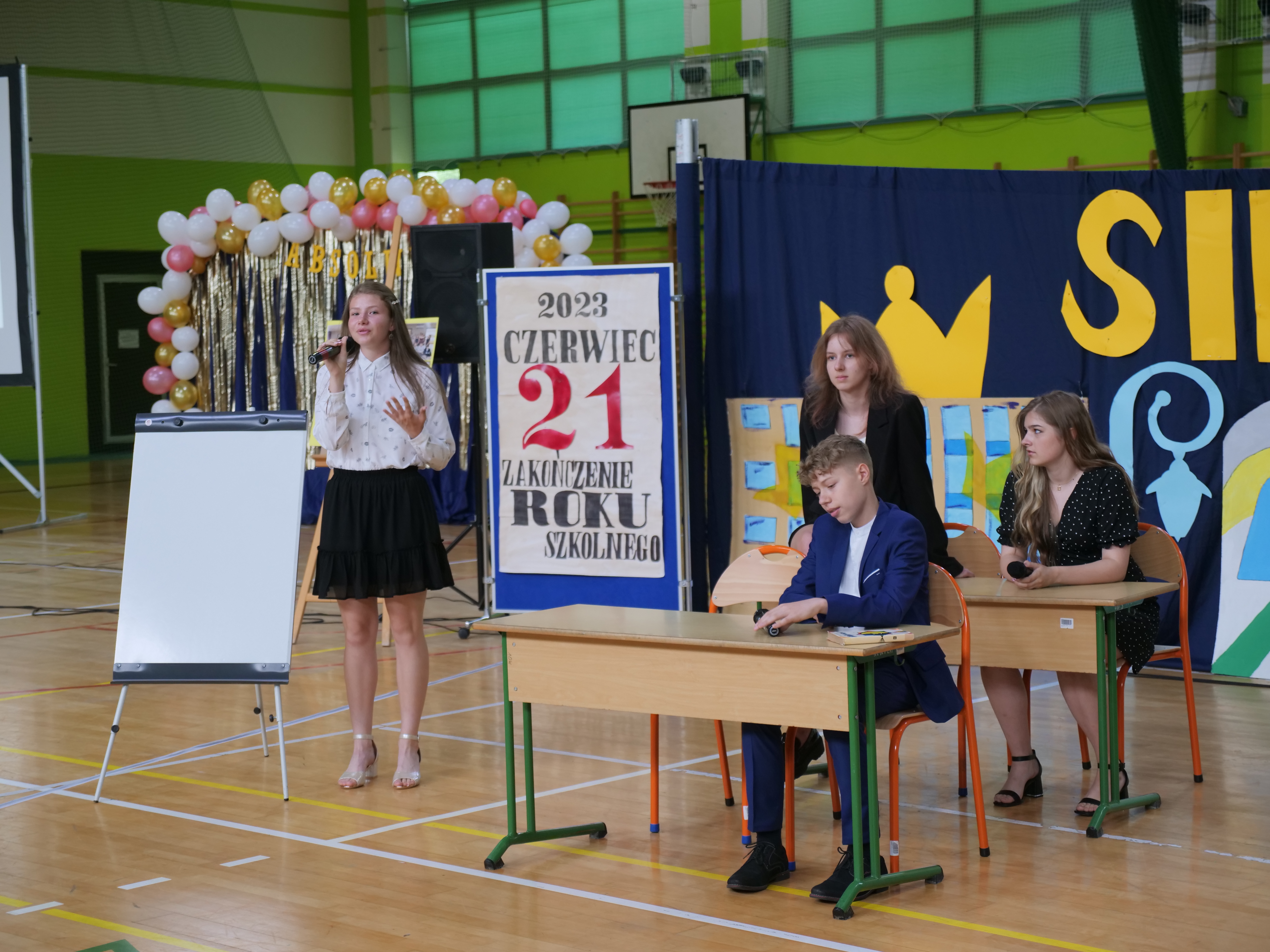 Zakończenie roku dla klas VIII w SP nr 2