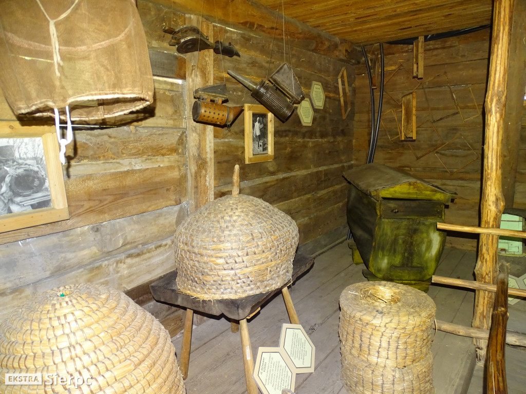 Miodobranie w skansenie