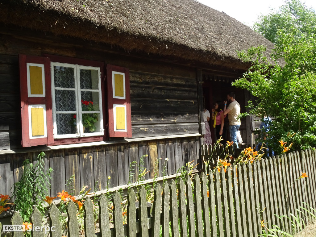 Miodobranie w skansenie