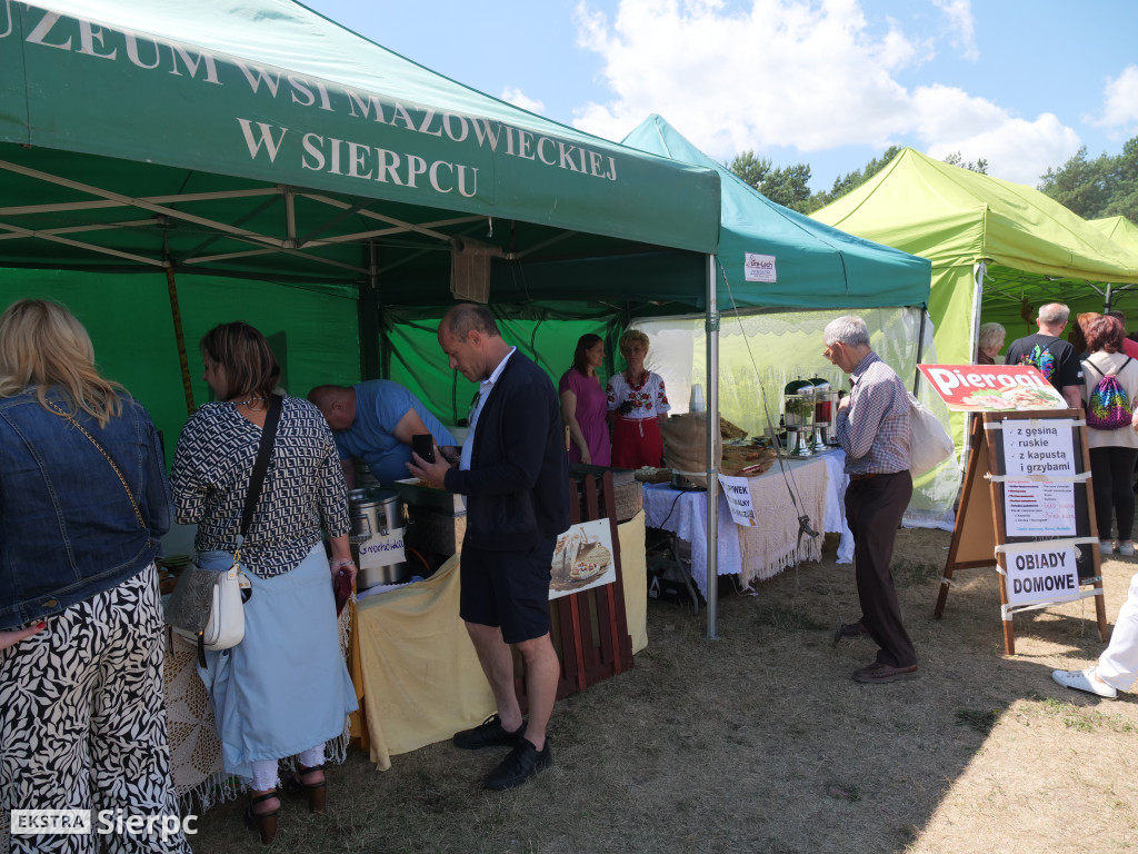 Miodobranie w skansenie