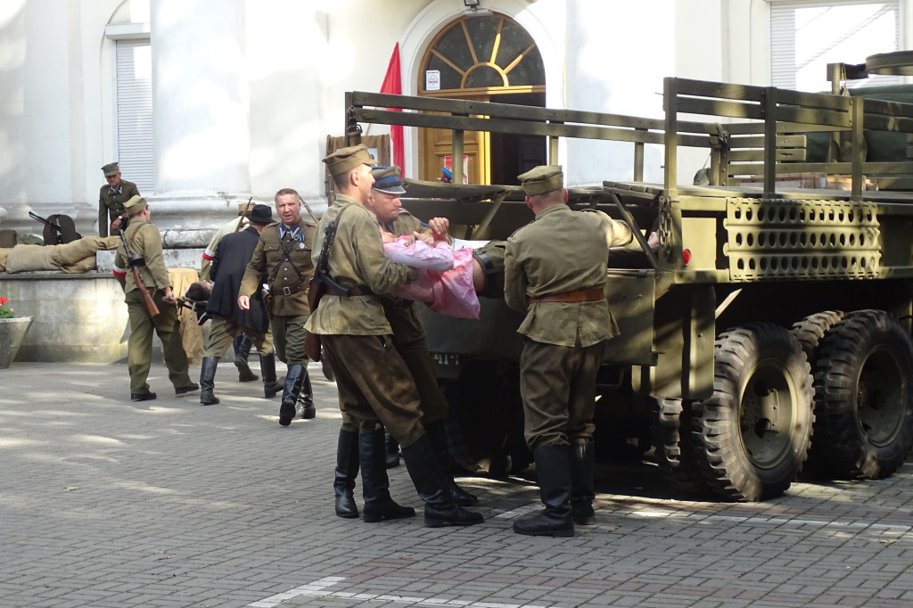 Historyczna inscenizacja przed sierpeckim sądem
