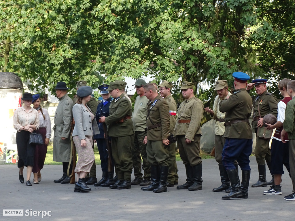 Historyczna inscenizacja przed sierpeckim sądem