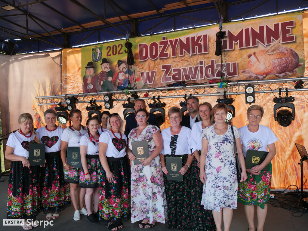 Dożynki gminne w Zawidzu