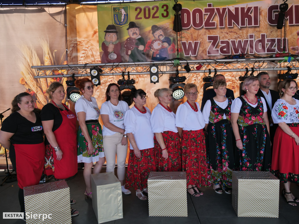 Dożynki gminne w Zawidzu