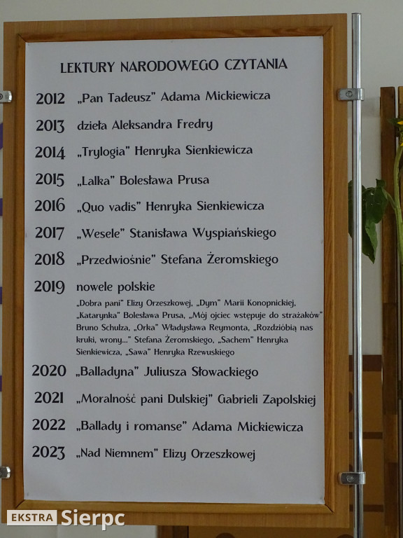 Powiatowe Narodowe Czytanie