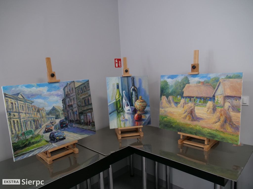 Wystwa prac młodych artystów