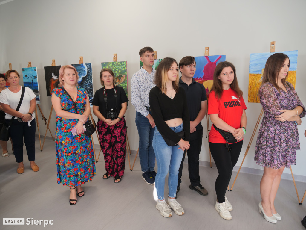 Wystwa prac młodych artystów