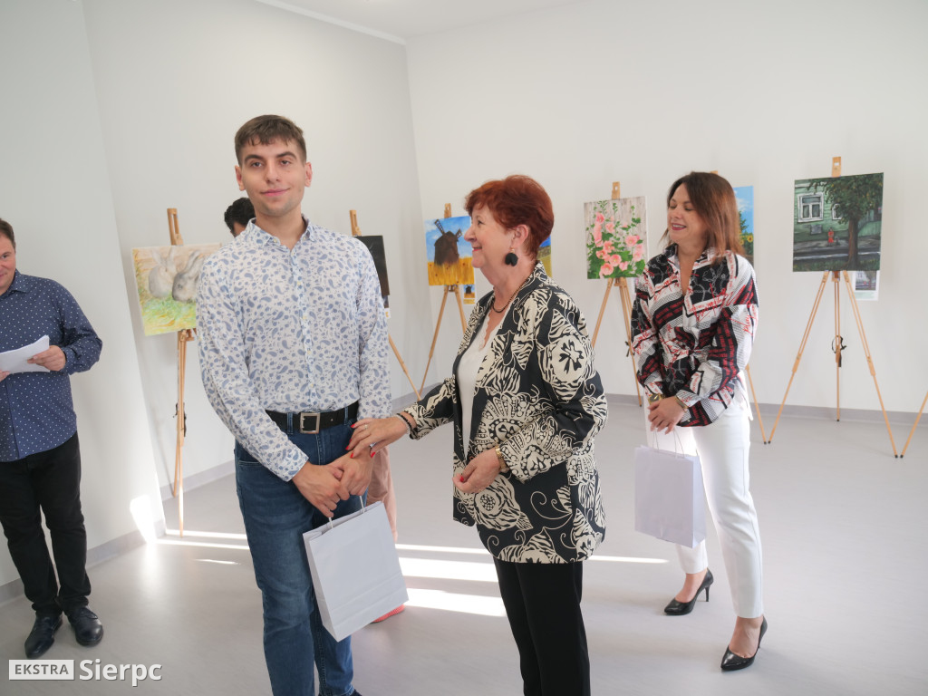 Wystwa prac młodych artystów
