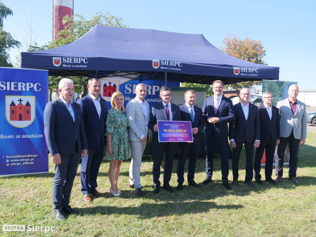Dotacja dla sierpeckiej Ciepłowni
