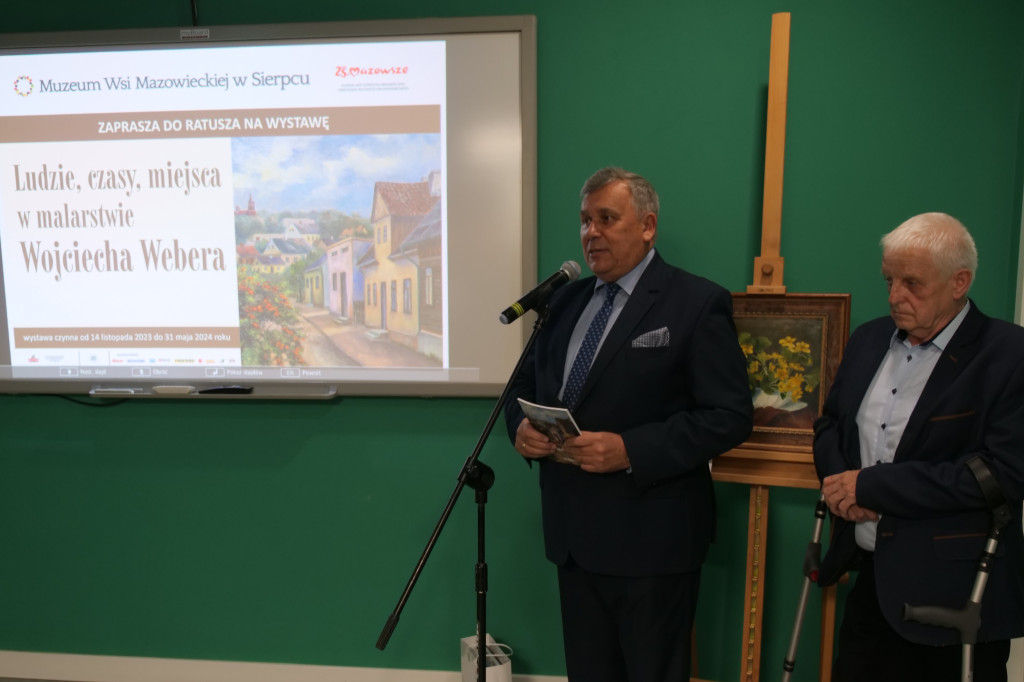 Wystawa Wojciecha Webera w sierpeckim Ratuszu