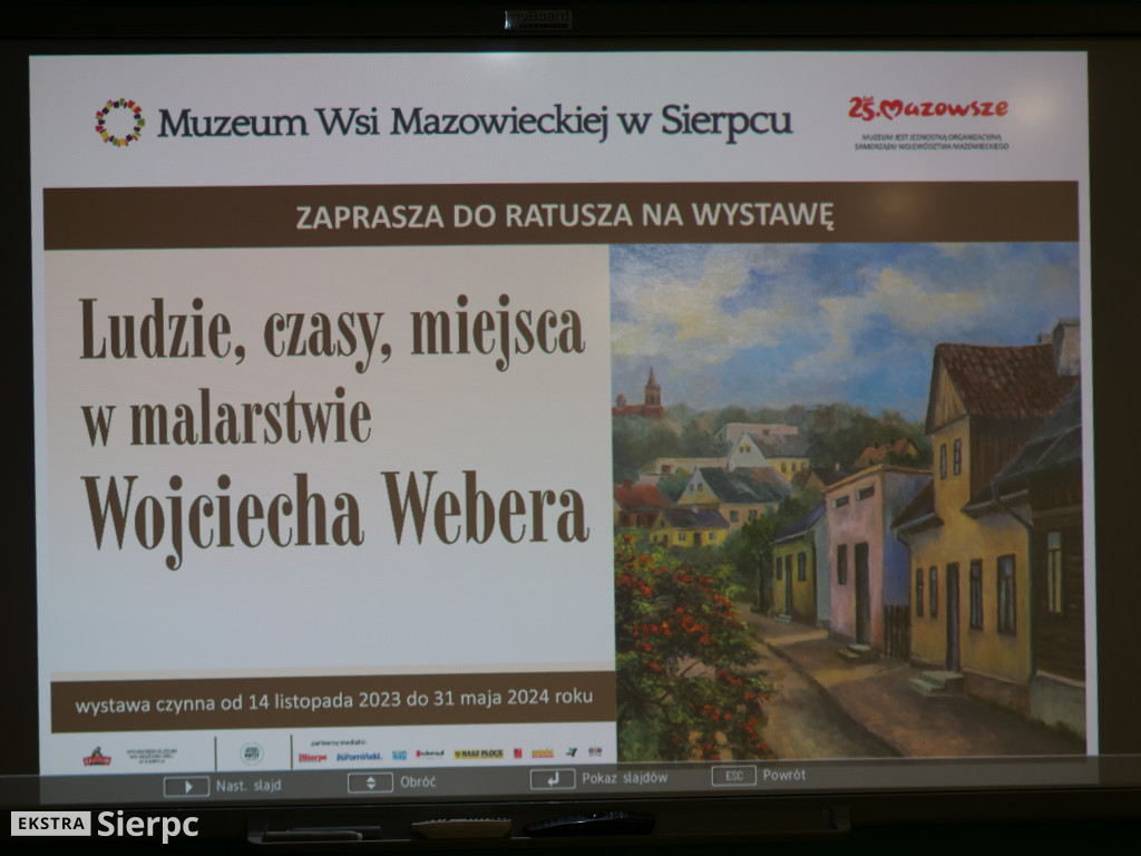 Wystawa Wojciecha Webera w sierpeckim Ratuszu