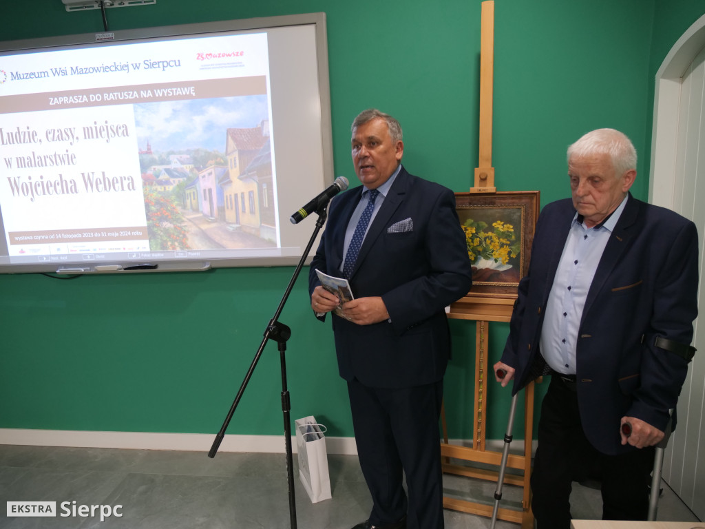 Wystawa Wojciecha Webera w sierpeckim Ratuszu