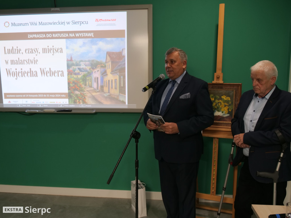 Wystawa Wojciecha Webera w sierpeckim Ratuszu