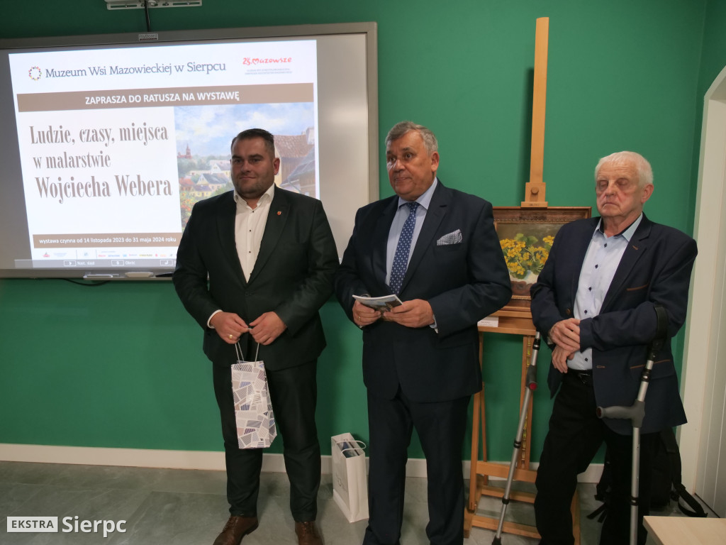 Wystawa Wojciecha Webera w sierpeckim Ratuszu
