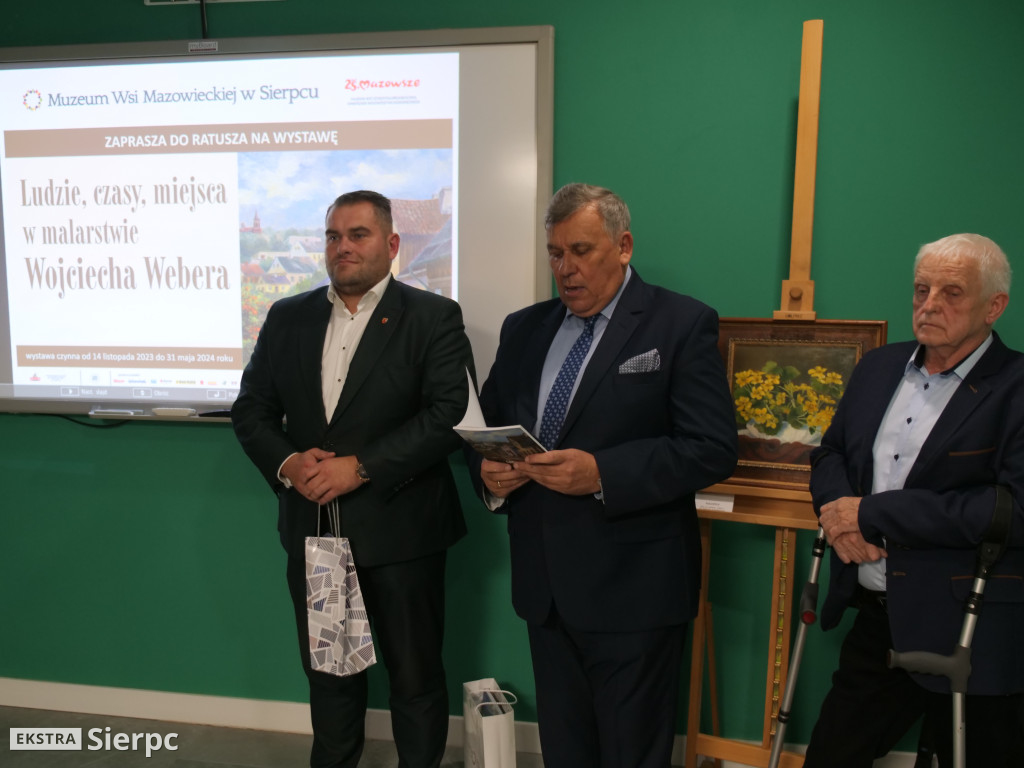 Wystawa Wojciecha Webera w sierpeckim Ratuszu