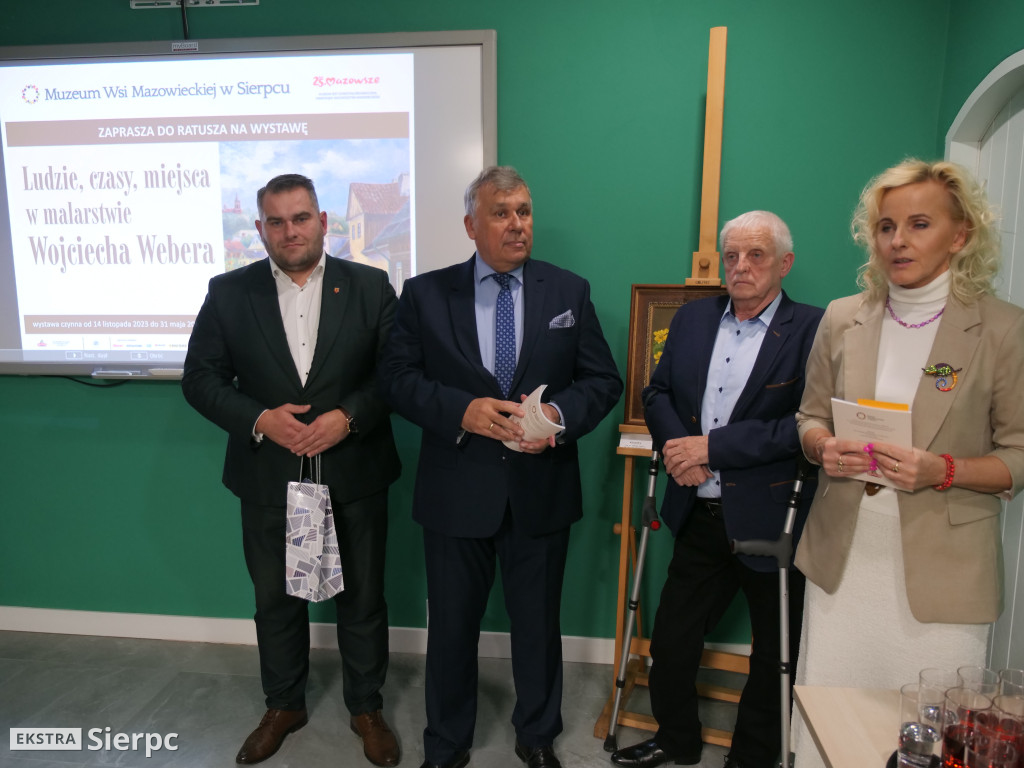 Wystawa Wojciecha Webera w sierpeckim Ratuszu