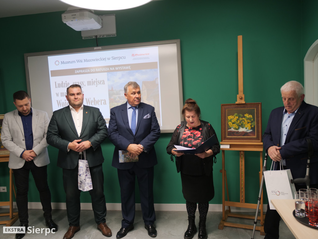 Wystawa Wojciecha Webera w sierpeckim Ratuszu