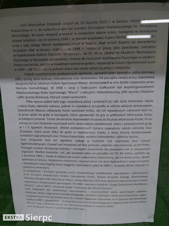100. rocznica urodzin Lecha Żmijewskiego