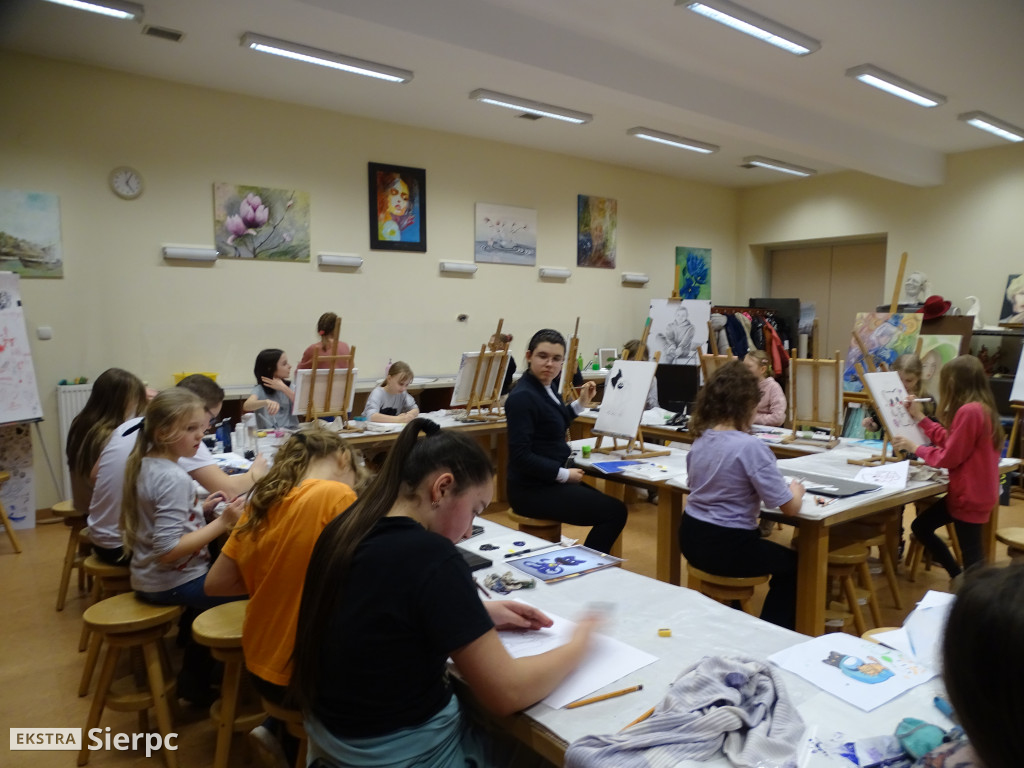 Zajęcia plastyczne w CKiSz Sierpc