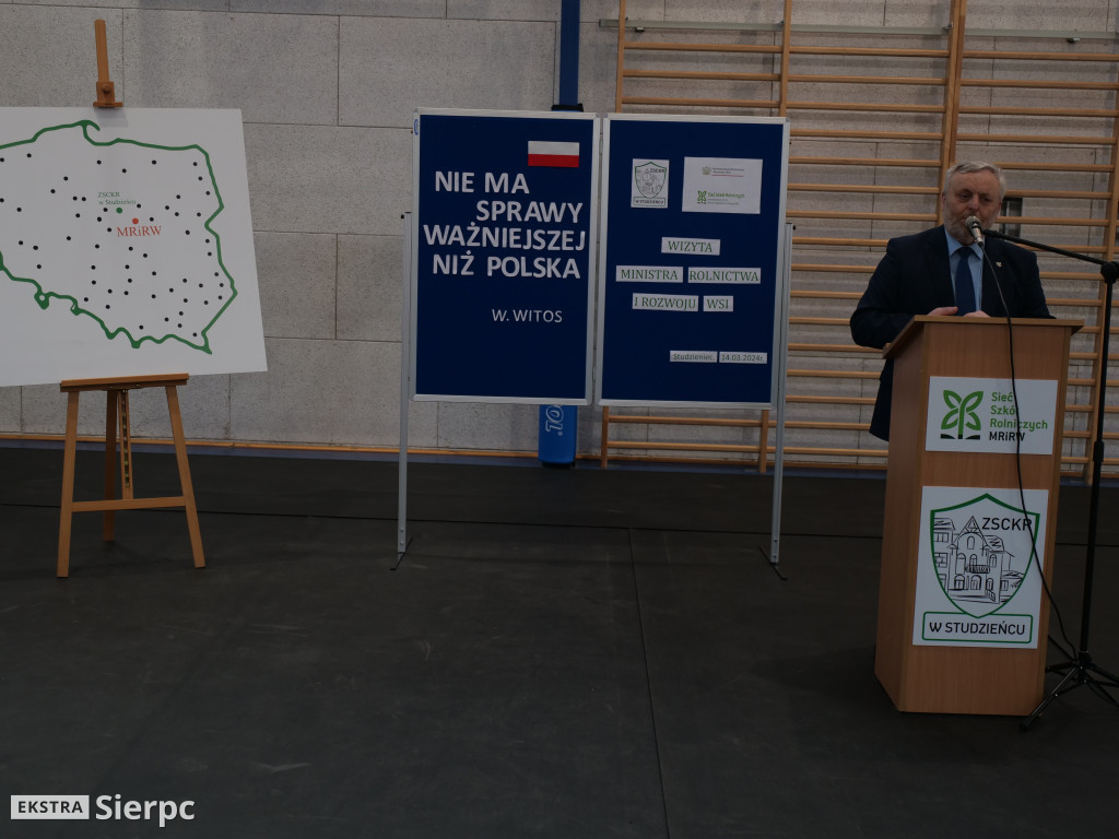 Wizyta ministra rolnictwa w powiecie sierpeckim