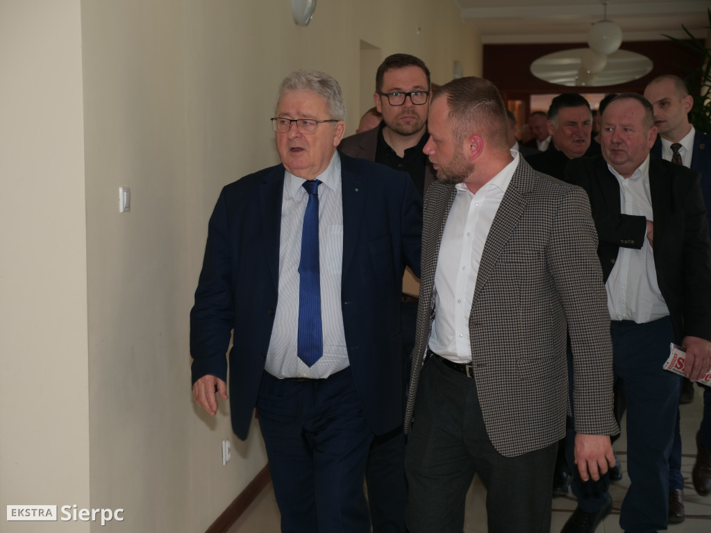 Wizyta ministra rolnictwa w powiecie sierpeckim