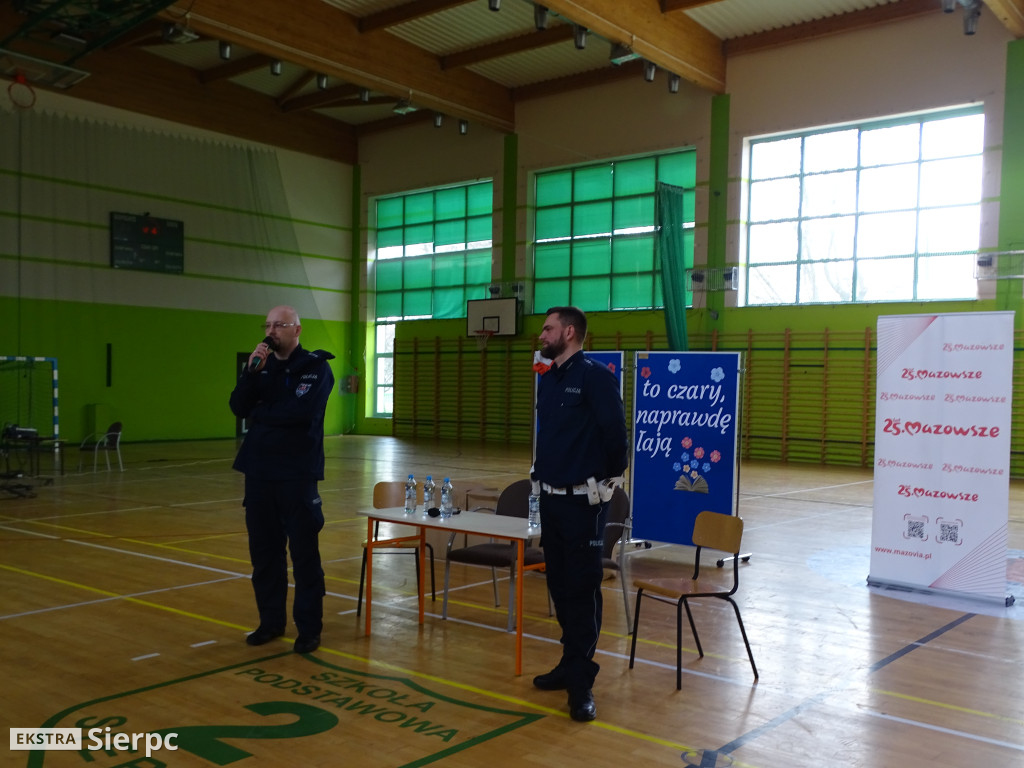 Spotkanie z policjantami w SP nr 2 w Sierpcu