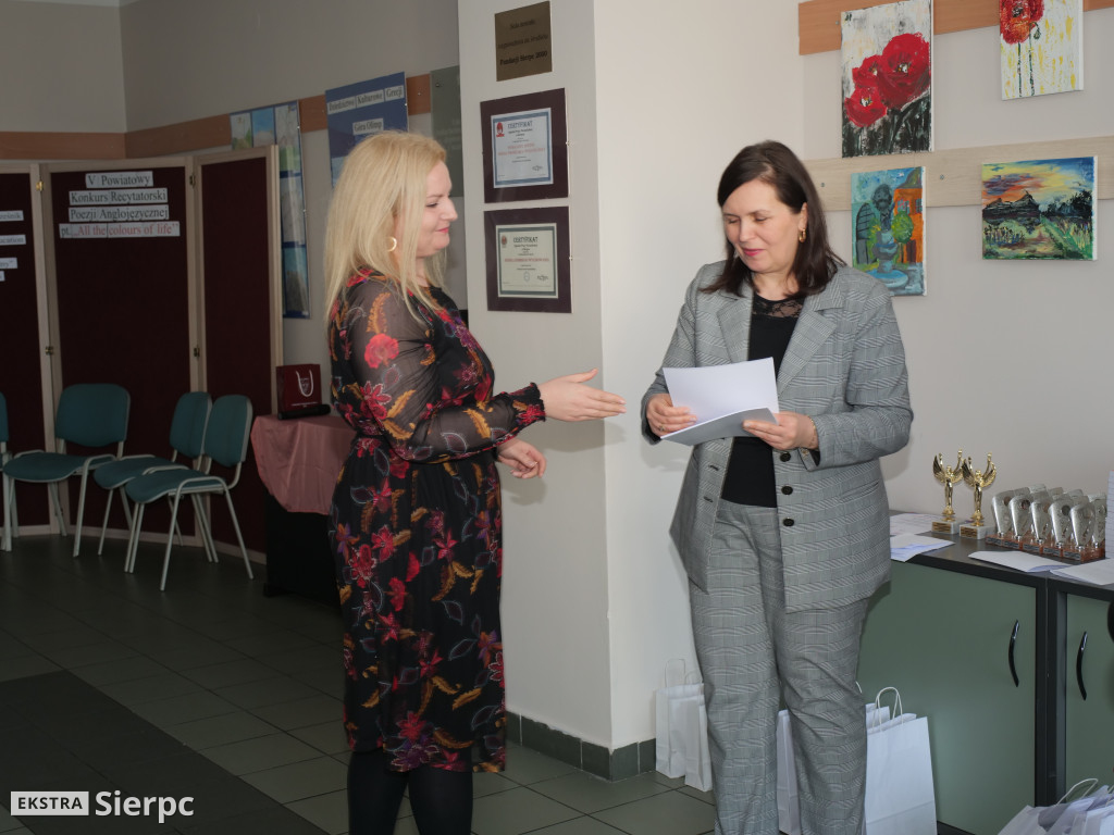 Konkurs Recytatorski Poezji Anglojęzycznej