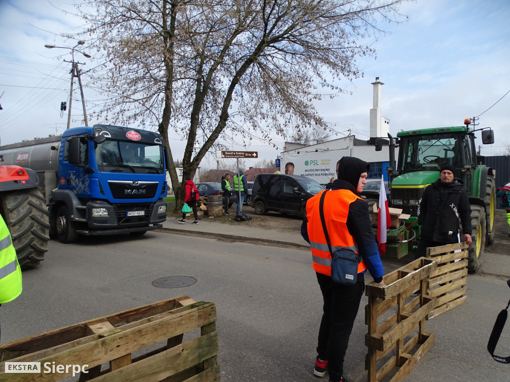 Protest rolników w Sierpcu
