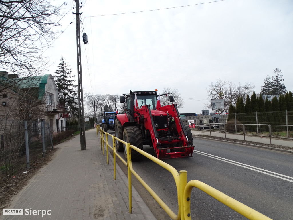 Protest rolników w Sierpcu