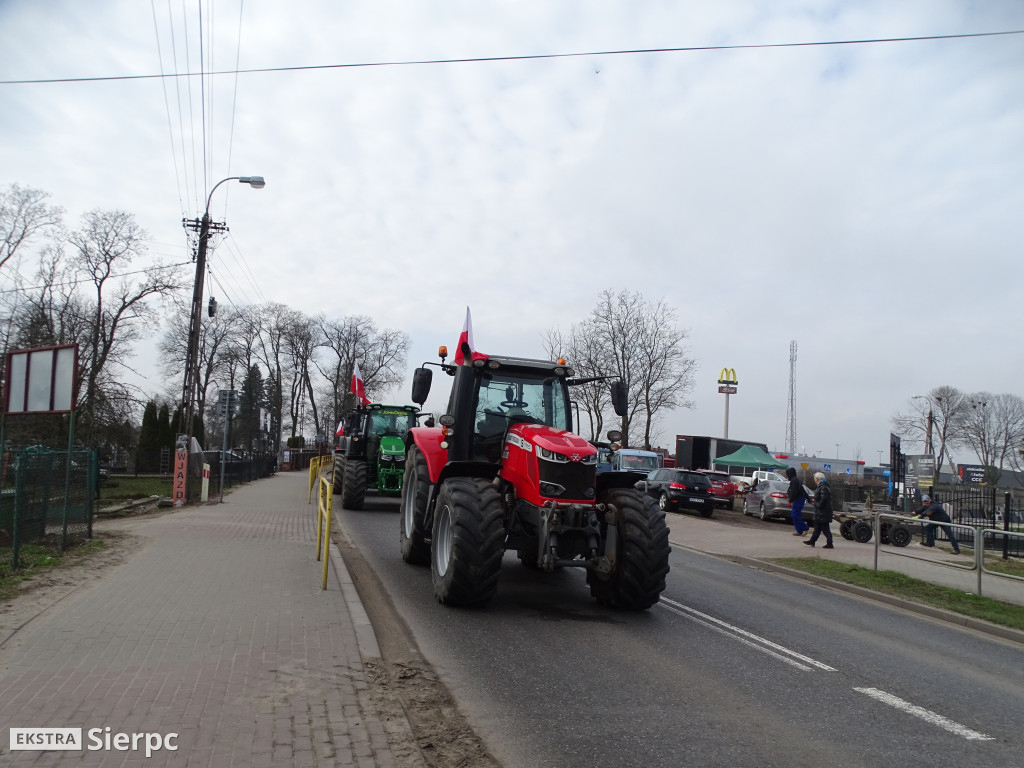 Protest rolników w Sierpcu