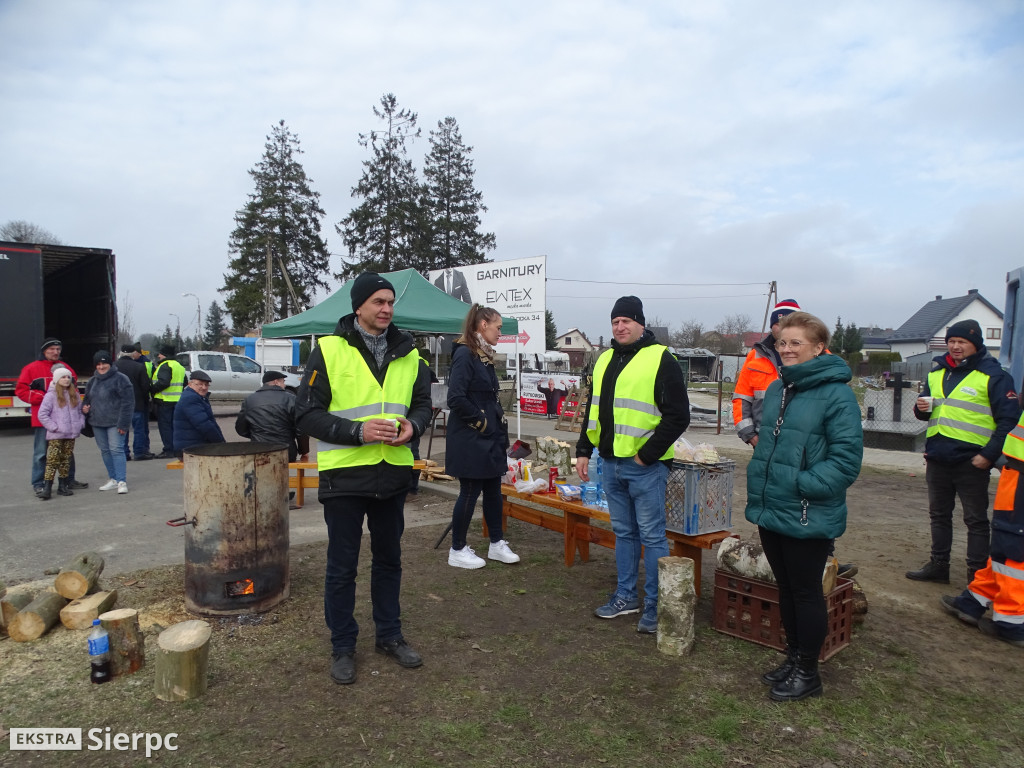 Protest rolników w Sierpcu