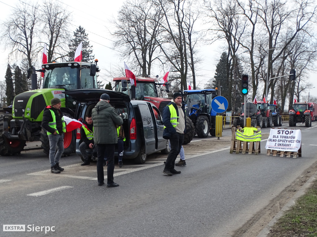 Protest rolników w Sierpcu
