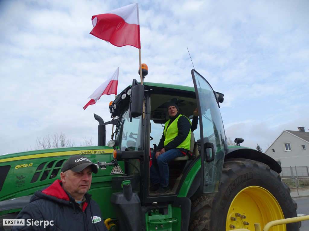 Protest rolników w Sierpcu