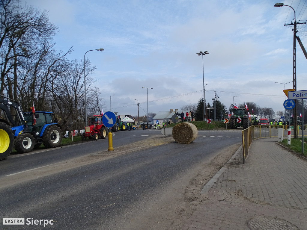 Protest rolników w Sierpcu