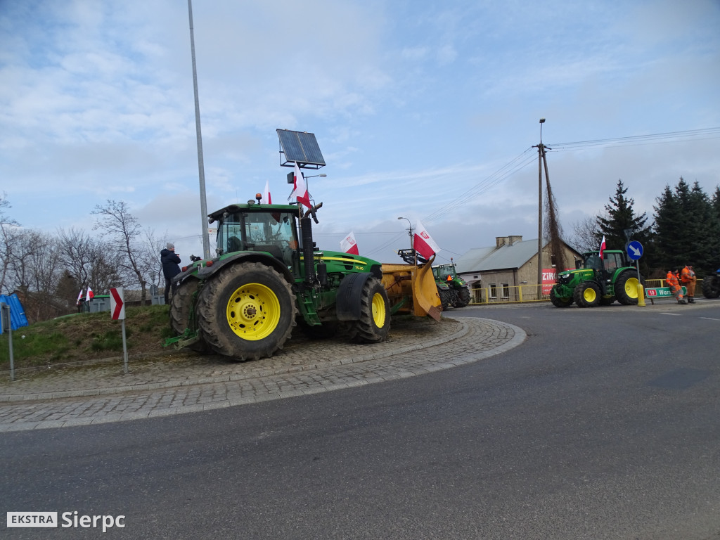 Protest rolników w Sierpcu