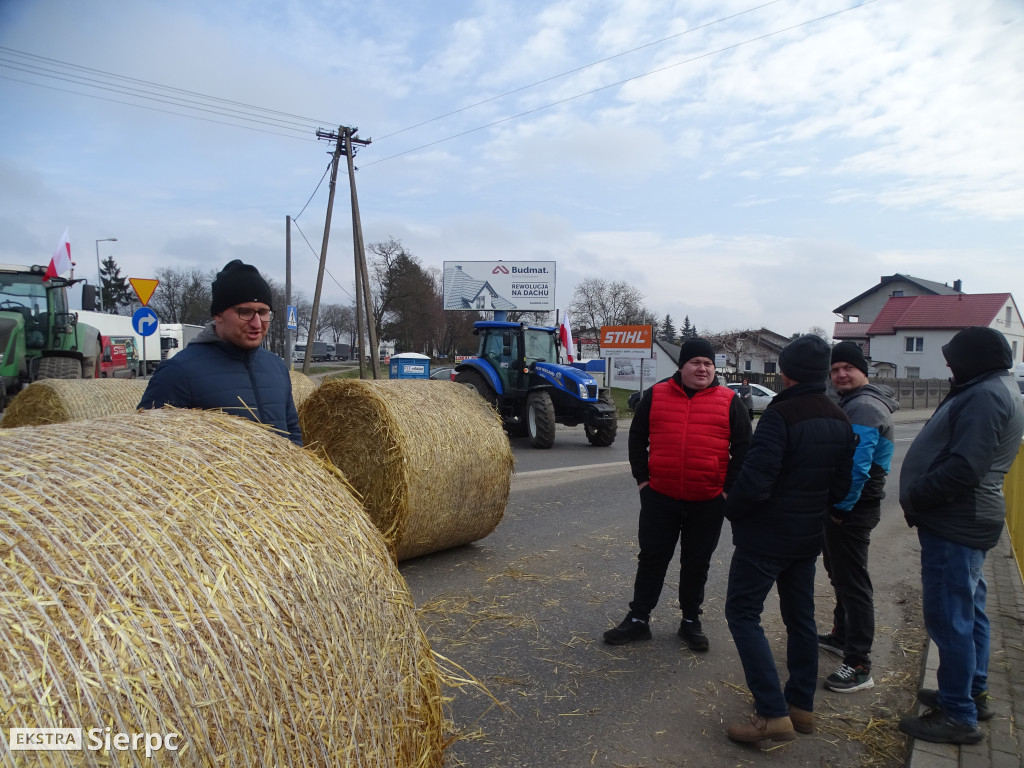 Protest rolników w Sierpcu