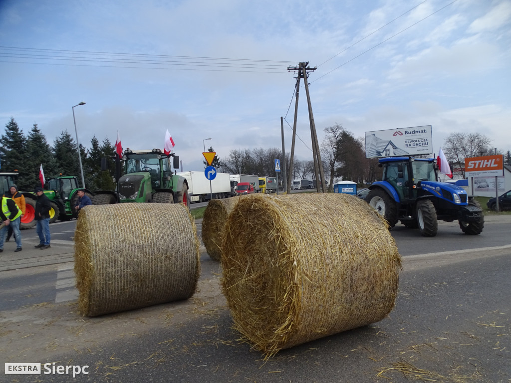 Protest rolników w Sierpcu