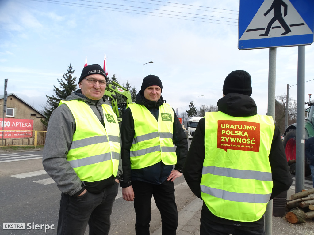 Protest rolników w Sierpcu