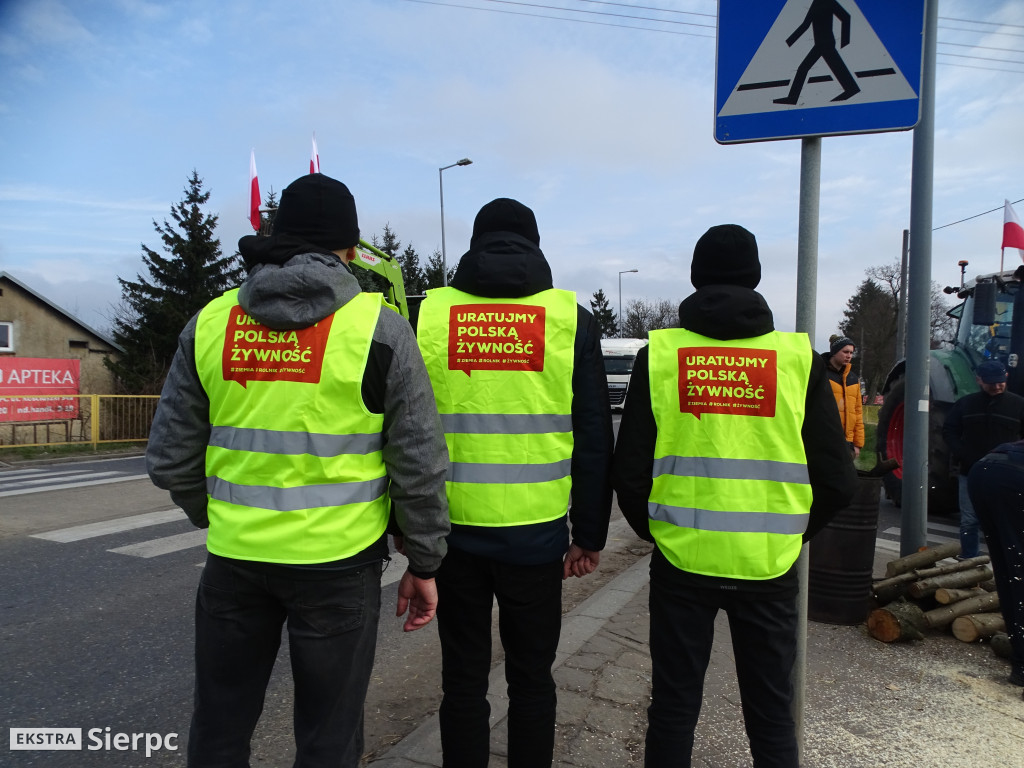 Protest rolników w Sierpcu