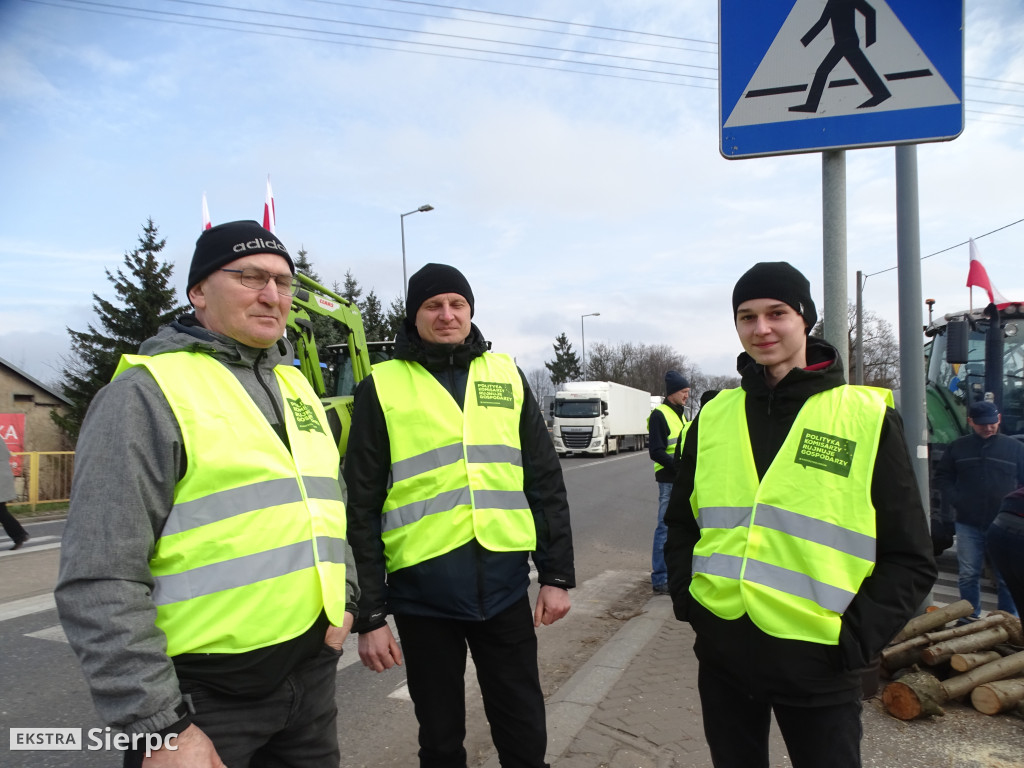 Protest rolników w Sierpcu